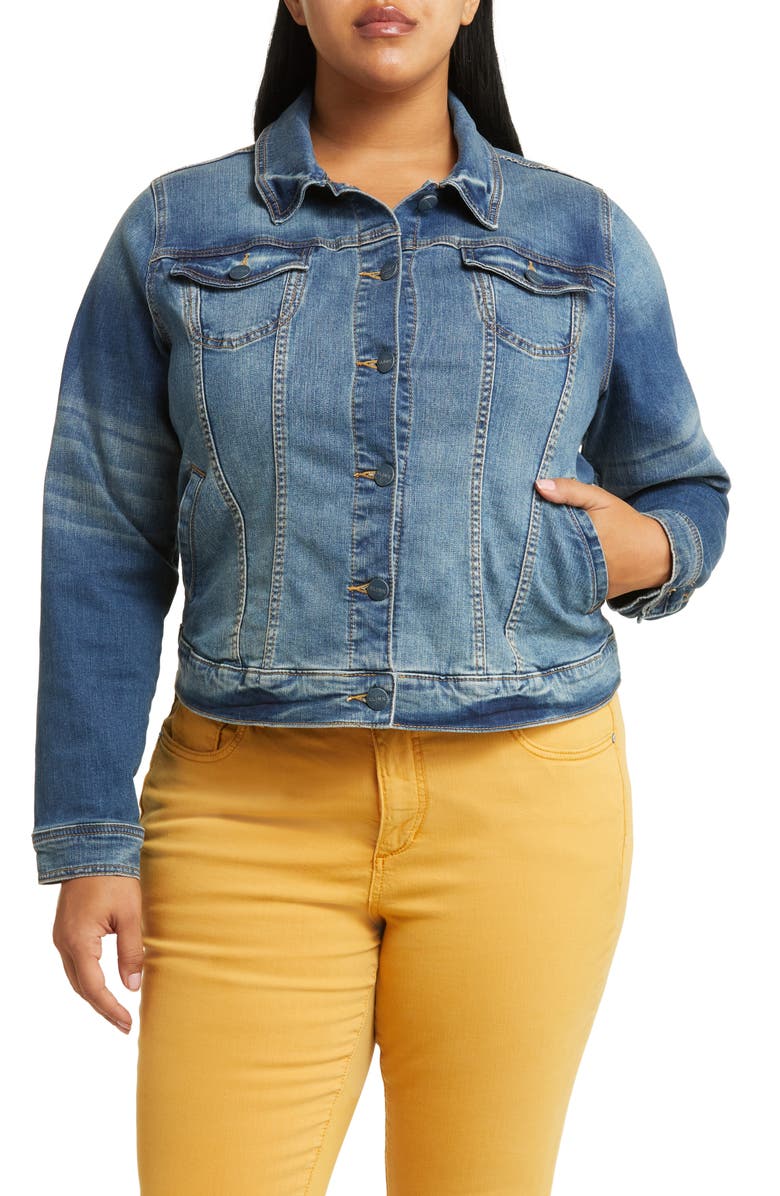 SLINK Jeans Denim Jacket, Alternate, color, Hayden
