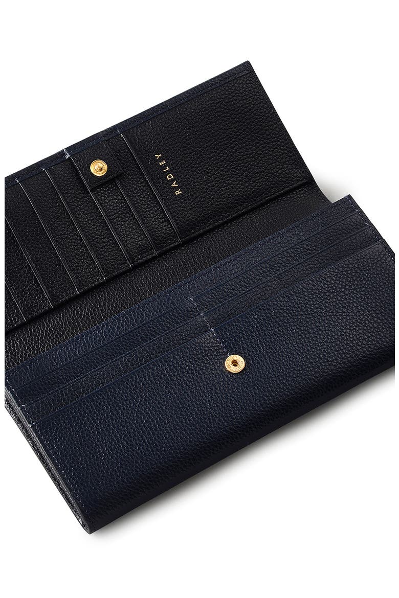 Leather Continental Wallet, Alternate, color, INK