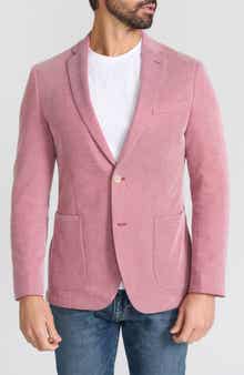 SAVILE ROW CO Notch Lapel Knit Blazer