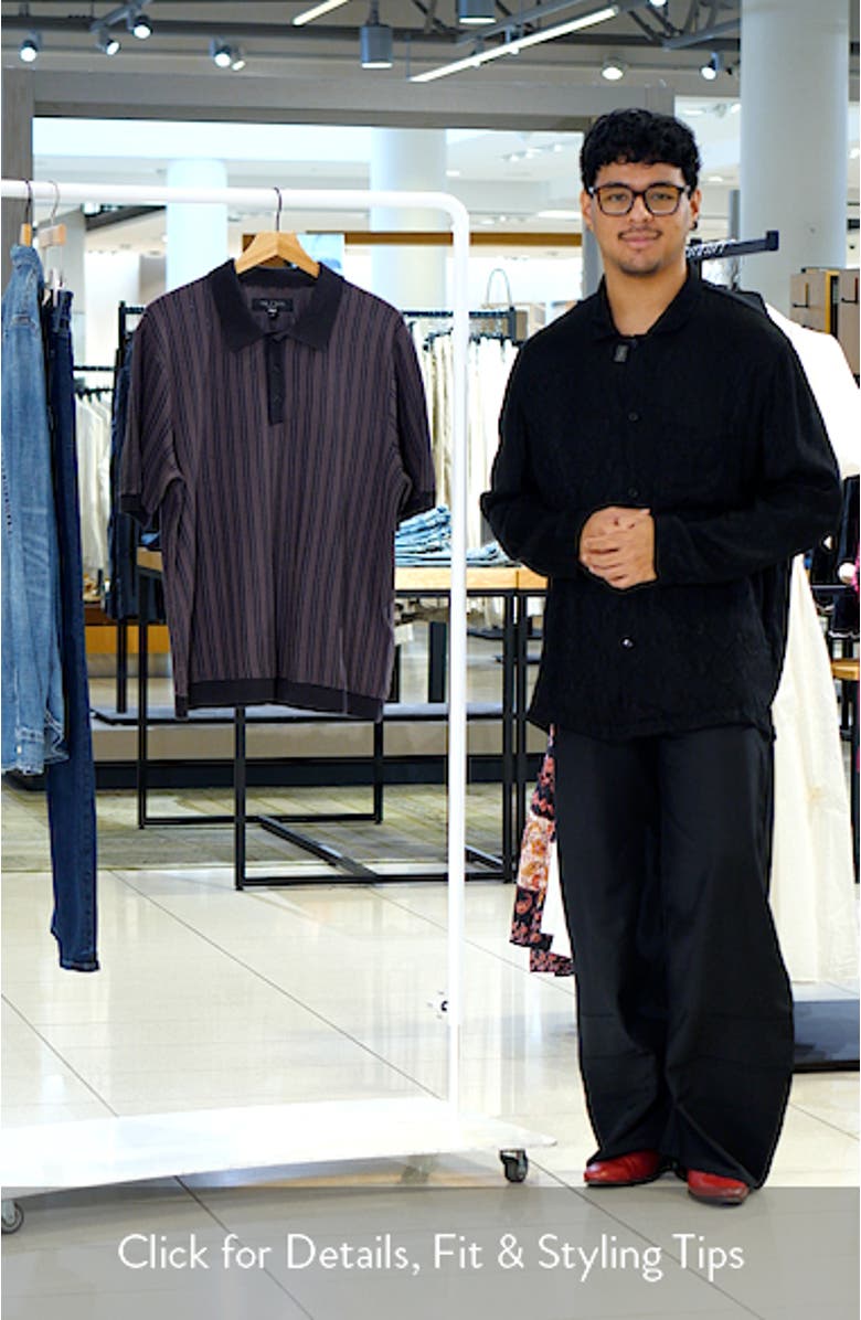 Zuma Stripe Terry Cloth Polo, sales video thumbnail