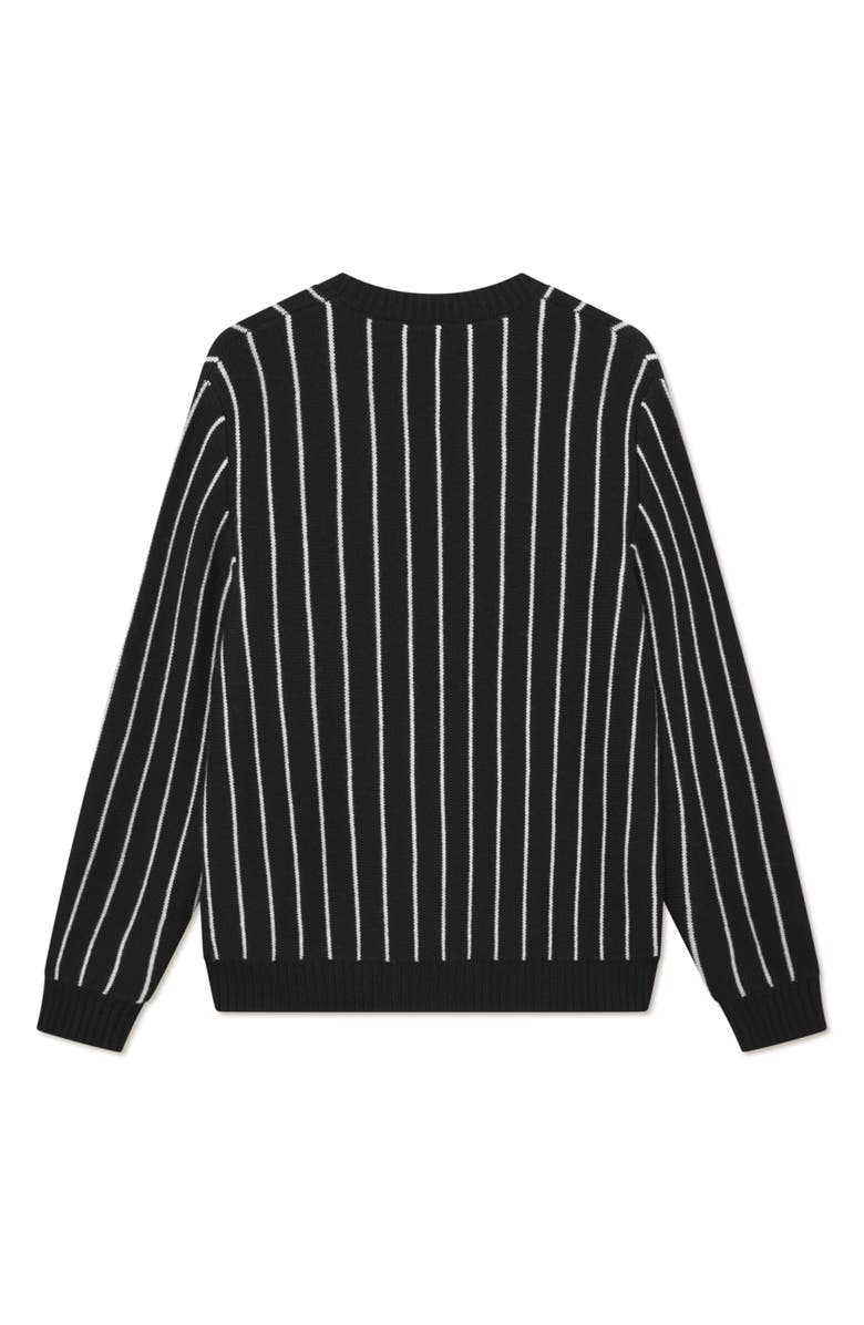 Les Deux Yale Intarsia Pinstripe Wool Sweater, Alternate, color, 