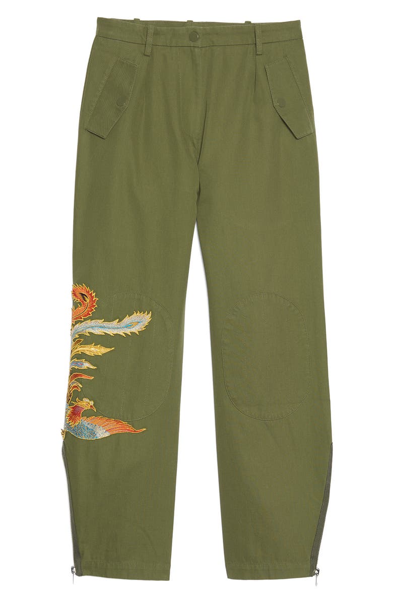 SANDRO Glenwood Cotton Pants, Main, color, Khaki