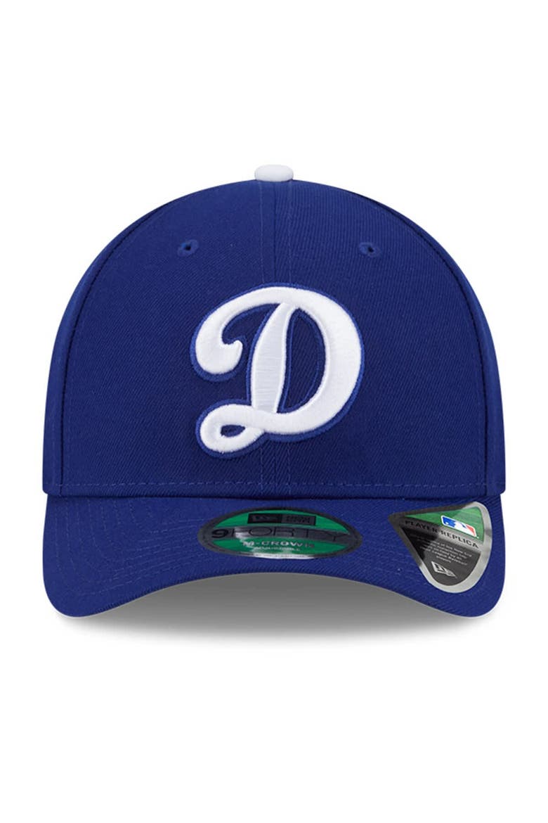 Men's New Era  Royal Los Angeles Dodgers Player Replica 9FORTY Adjustable Hat, Alternate, color, Royal