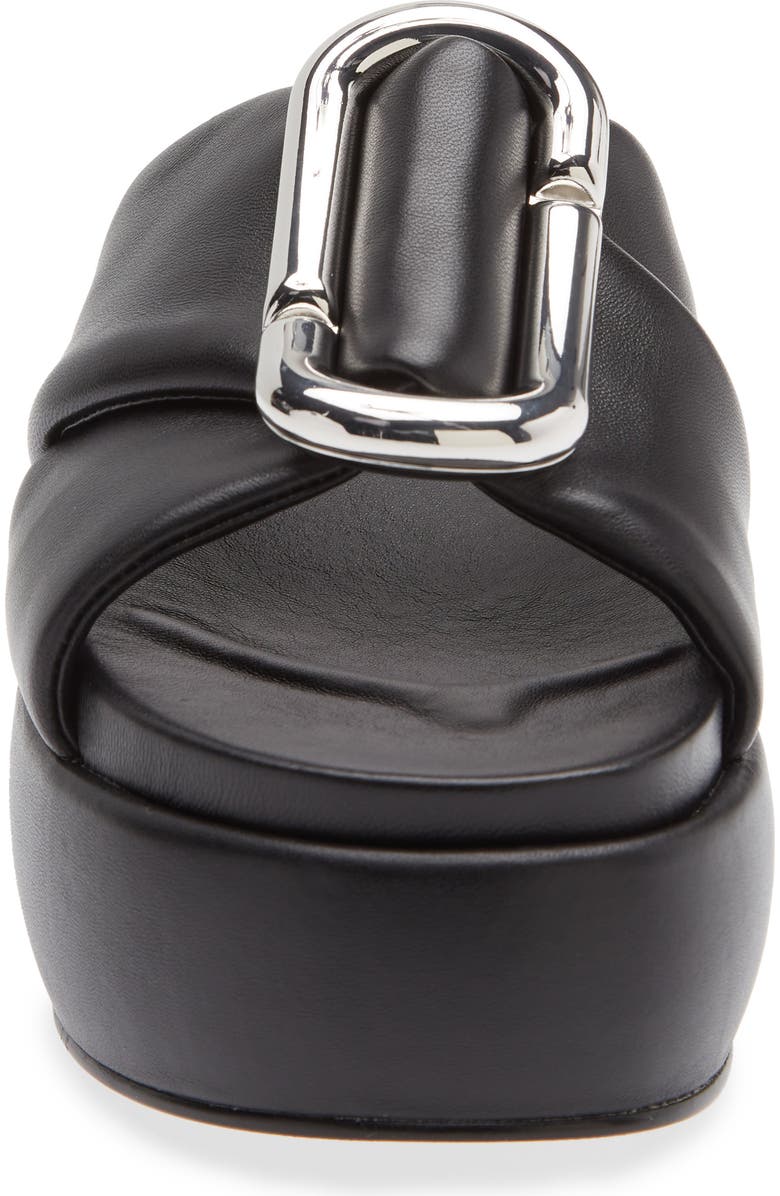 Marc Jacobs The Pop J Marc Platform Wedge Slide Sandal, Alternate, color, Black
