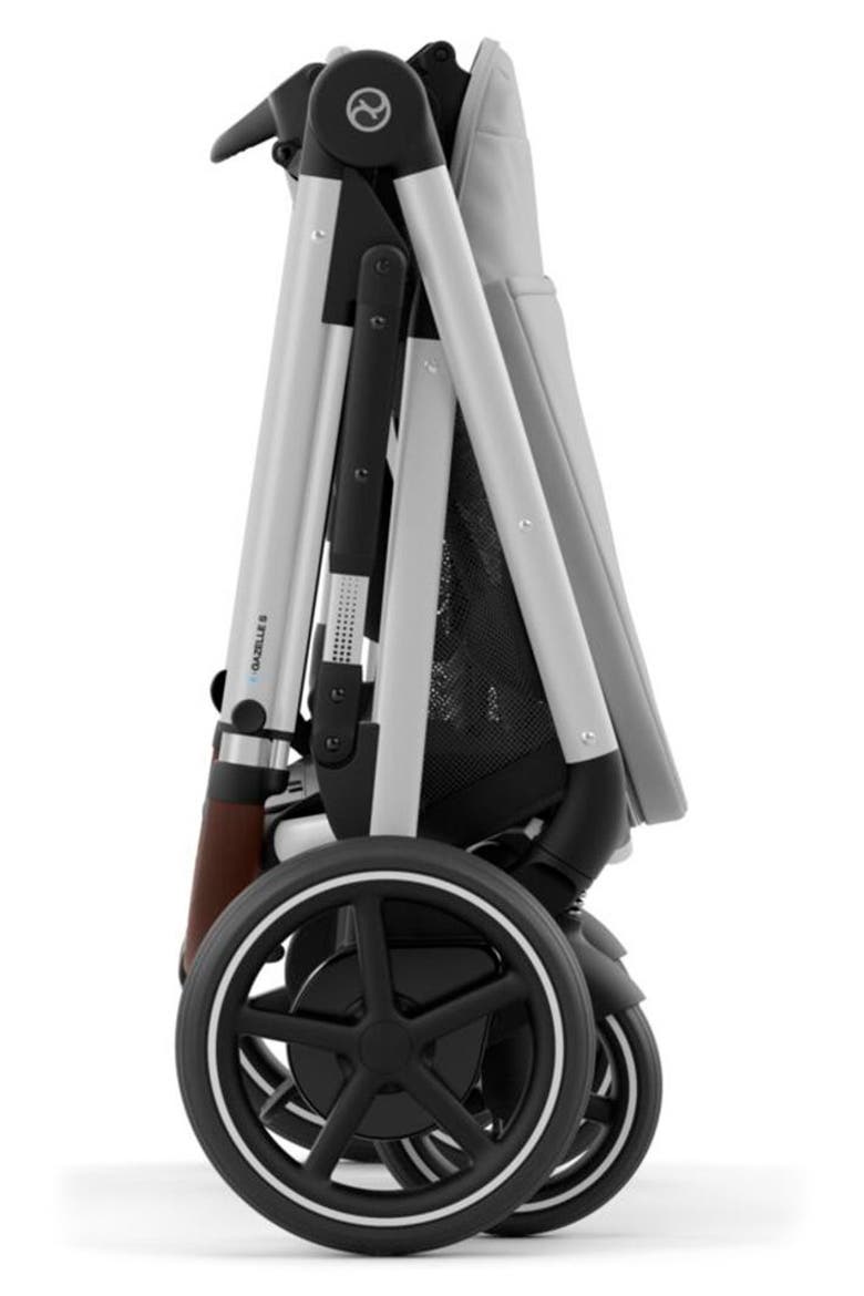 e-GAZELLE S Electronic Assist Stroller, Alternate, color, STONE GREY