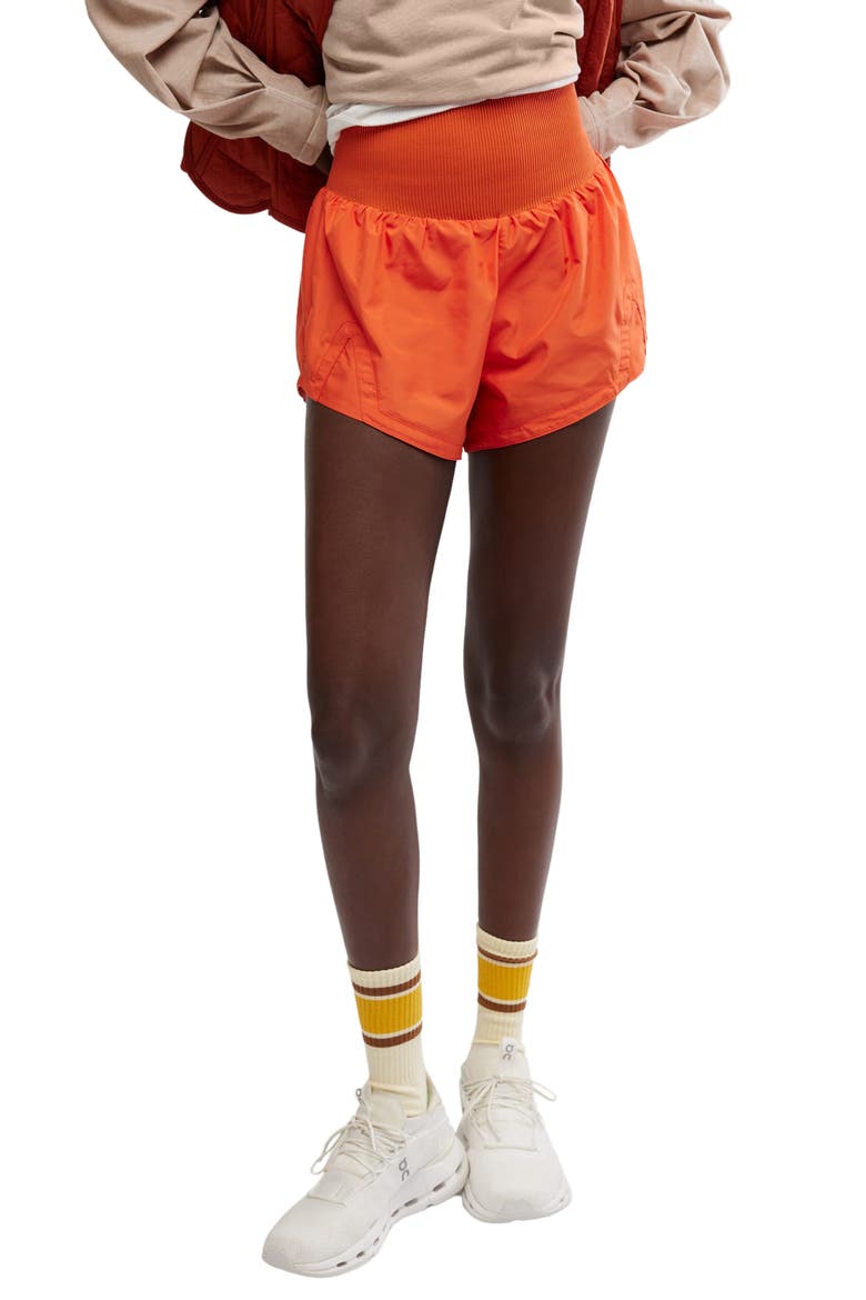 FP Movement Carpe Diem Water Resistant Shorts, Main, color, FLAME