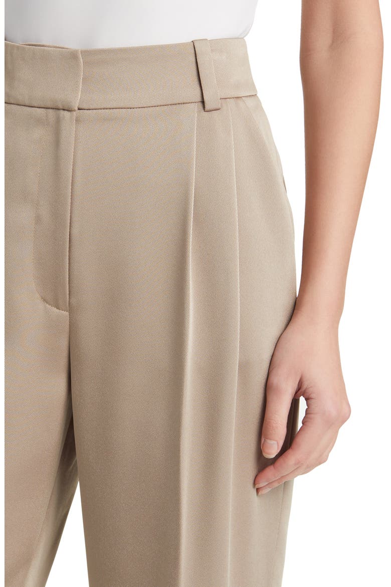 The Favorite Pant Pleated Wide Leg Pants, Alternate, color, BEIGE