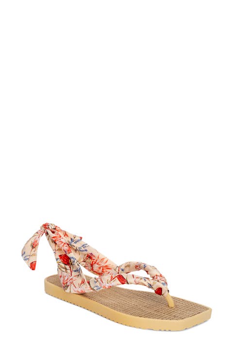 Wrenna Slingback Ankle Wrap Sandal (Women)
