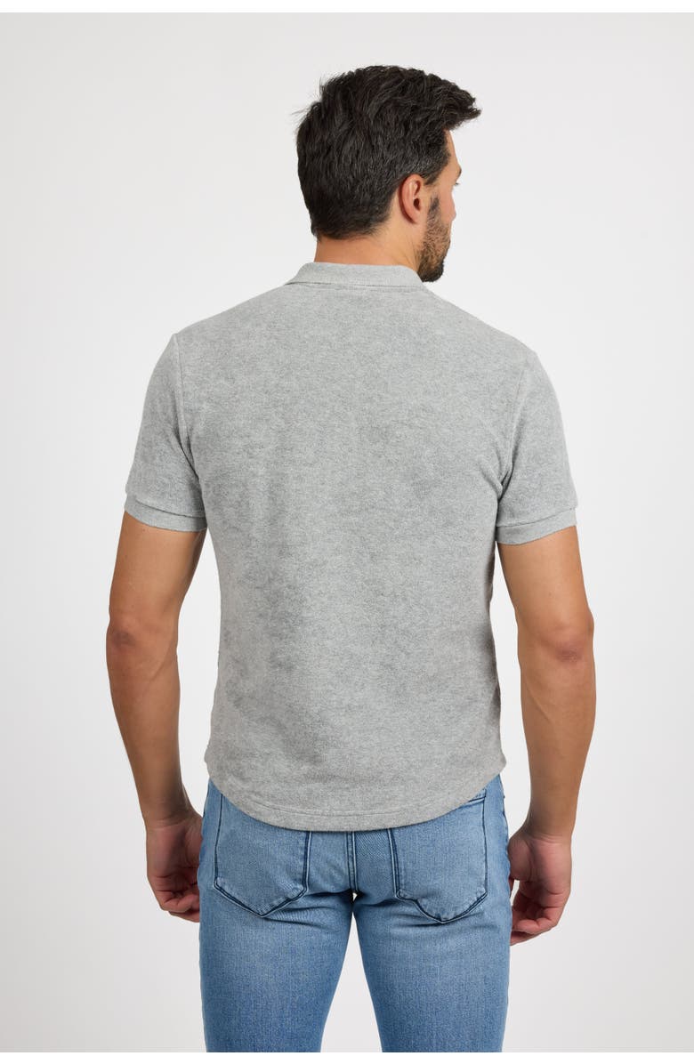 Monfrère Pierce Polo, Alternate, color, Light Grey Terry