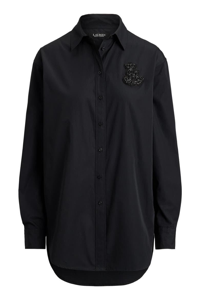Kotta Cotton Shirt, Alternate, color, BLACK