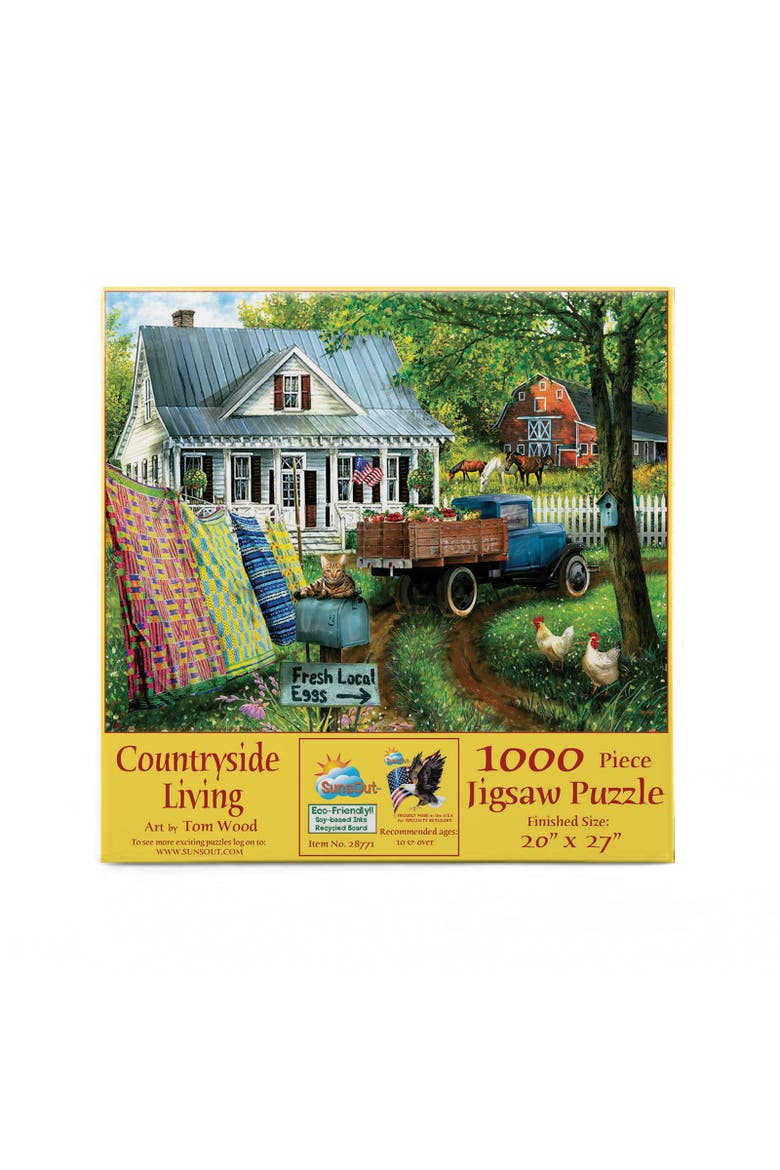 Countryside Living 1000 piece Jigsaw Puzzle for Adults, Alternate, color, Multicolor