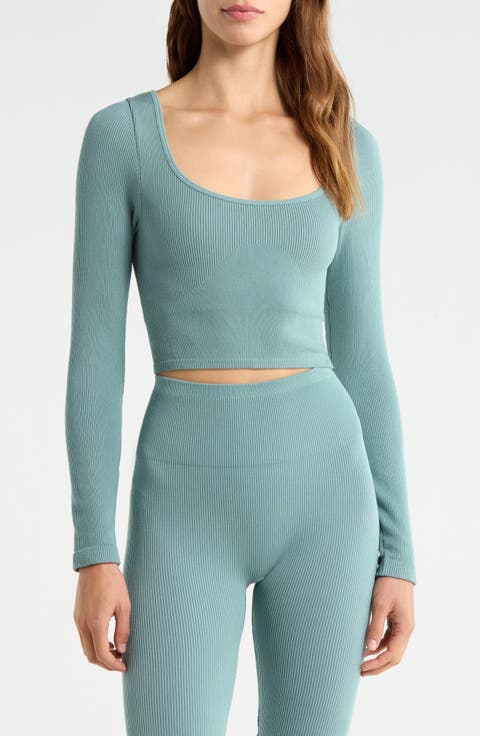 Seamless Flow Long Sleeve Pajama Top