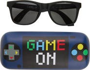 Capelli New York Kids' Square Sunglasses & Game On Case Set