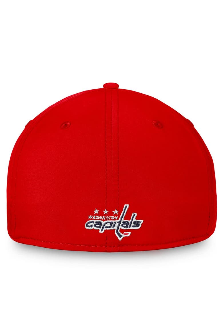 Men's Fanatics Red Washington Capitals Core Primary Logo Flex Hat, Alternate, color, Red