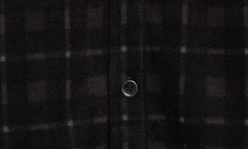 Union Cascade Buffalo Plaid Microfleece Button-up Shirt In Brown