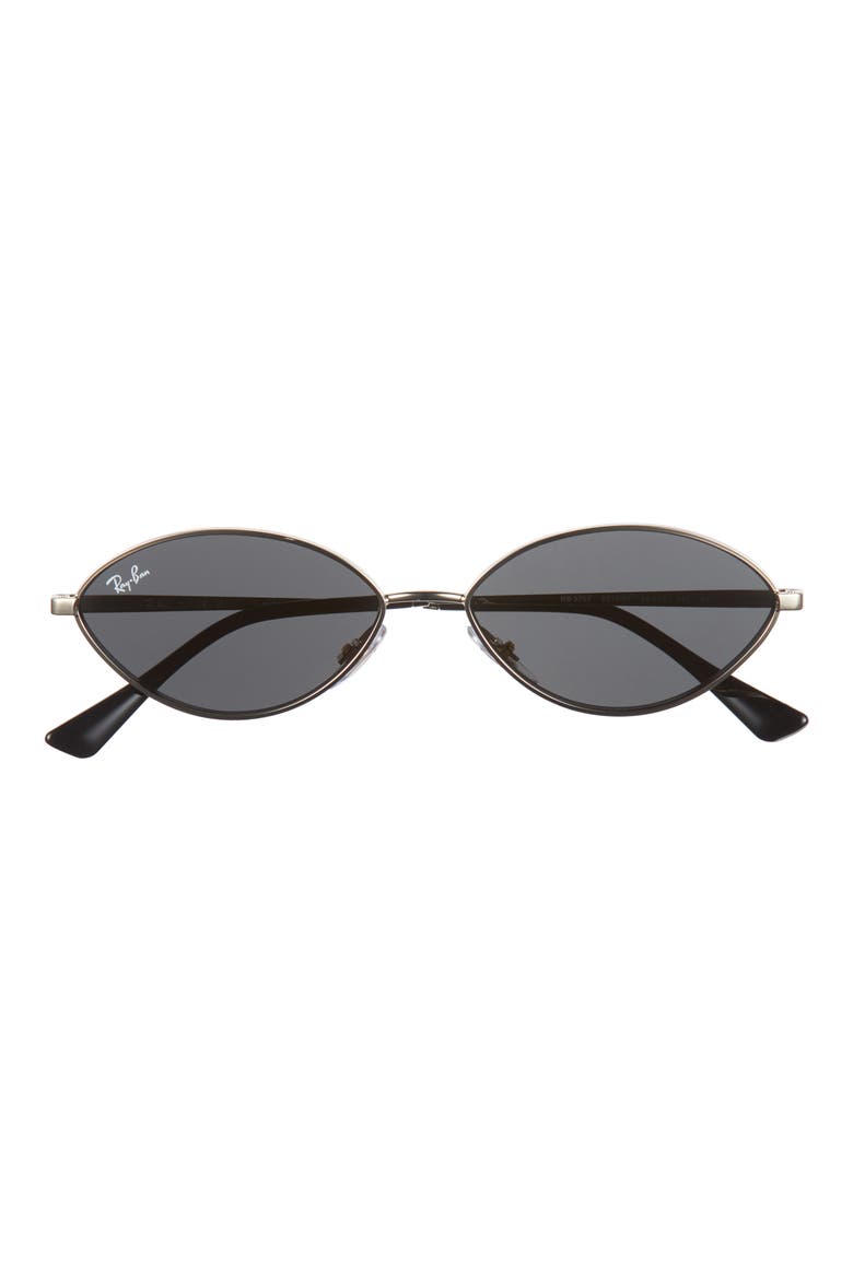 Kai 56mm Oval Sunglasses, Main, color, PALE GOLD DARK GREY