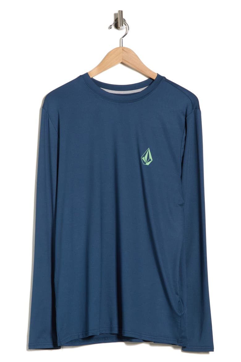 Crawdad Glass Off Swim T-Shirt, Alternate, color, DEEP BLUE