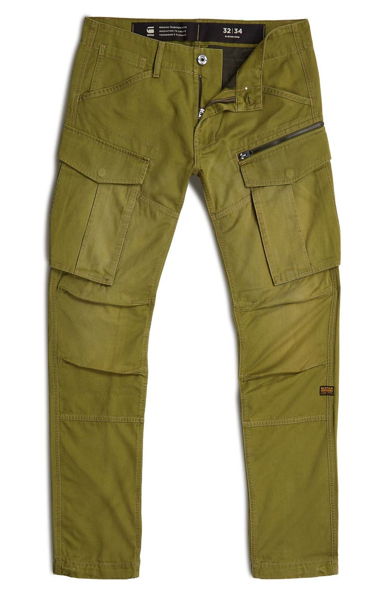 G-STAR Rovic Zip 3D Tapered Fit Cargo Pants, Alternate, color, Mayfly