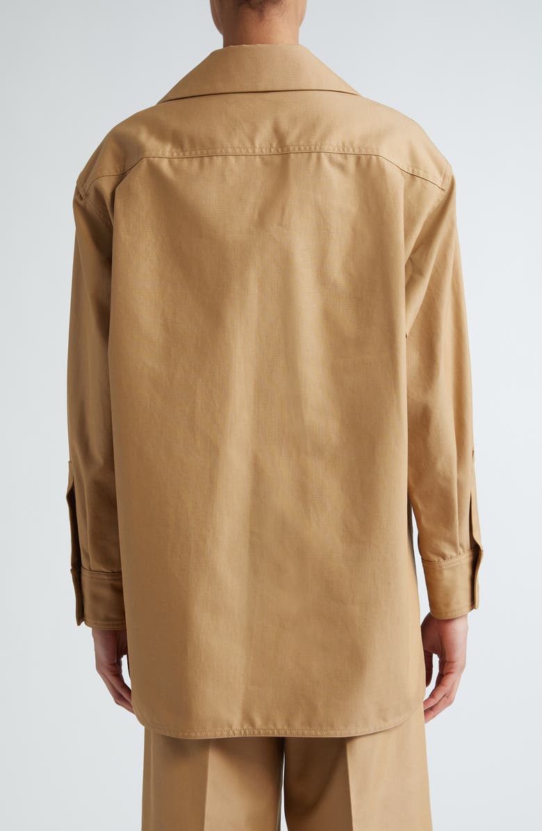 Max Mara Ulrico Long Sleeve Cotton Top, Alternate, color, 