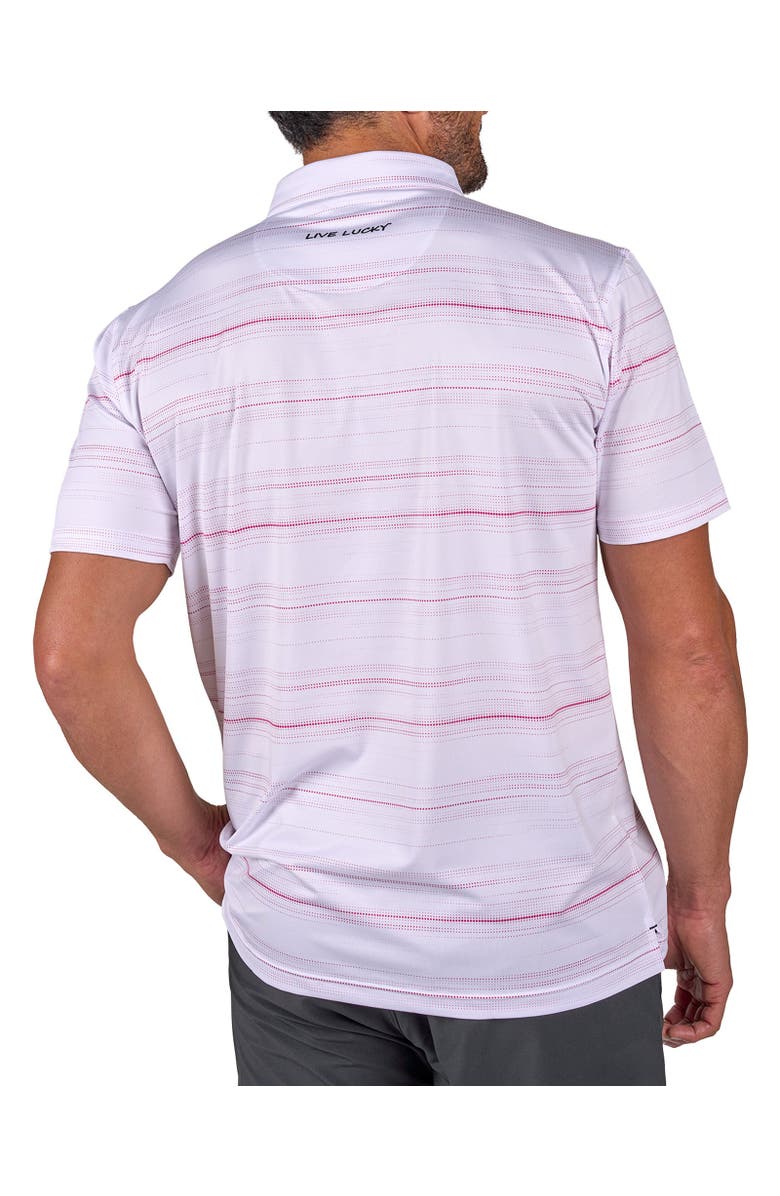 Black Clover Dots Polo, Alternate, color, White