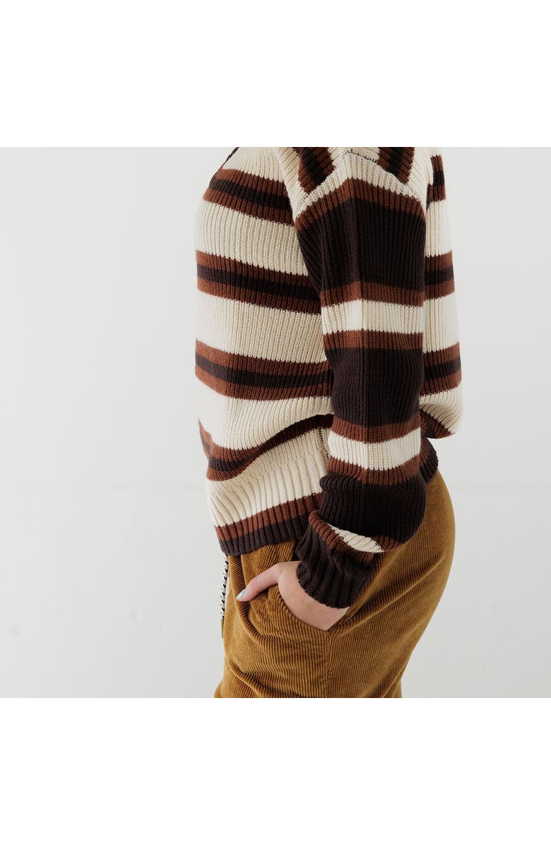 KAVU Nola Sweater - Women's, Alternate, color, Ridge Stripe