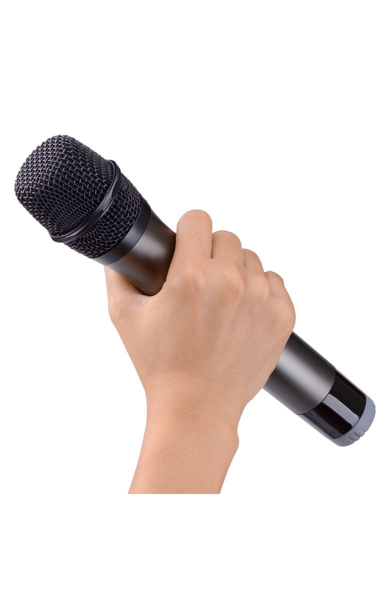 Karaoke USA formerly JS Karaoke Dok Solutions 900 Mhz Uhf Wireless Microphone, Alternate, color, Multicolored