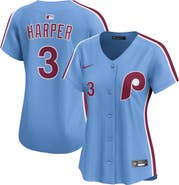Nike Women's Nike Bryce Harper Light Blue Philadelphia Phillies Alternate Limited Player Jersey