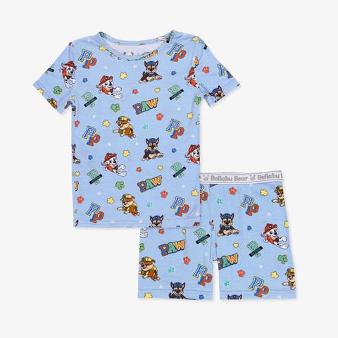 PAW Patrol Varsity Blue Kids 2-Piece Short Sleeve & Shorts Pajama Set (Toddler, Little Kid & Big Kid)