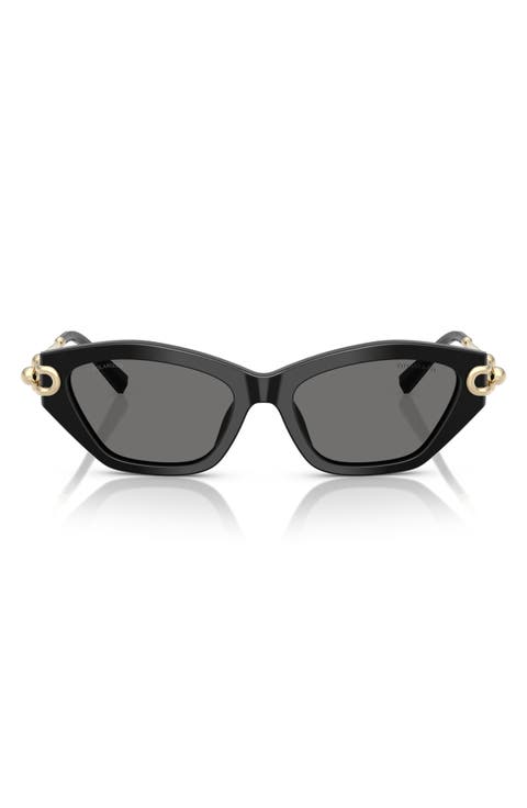 太目フレームが オシャレな ≪Tiffany&Co≫ キャットアイレンズ Women's Tiffany & Co. Cat-Eye Sunglasses | Nordstrom