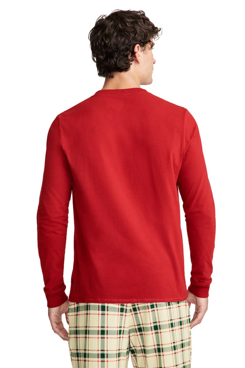 Mens Men's Fam Jams Long Sleeve Henley, Alternate, color, Deep Scarlet