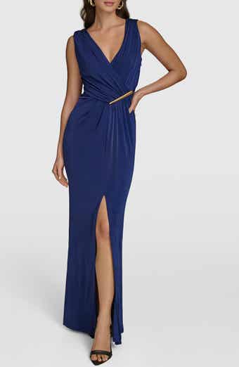 Donna Karan New York Belt Detail Sheath Maxi Dress | Nordstrom Donna Karan New York Belt Detail Sheath Maxi Dress | Nordstrom