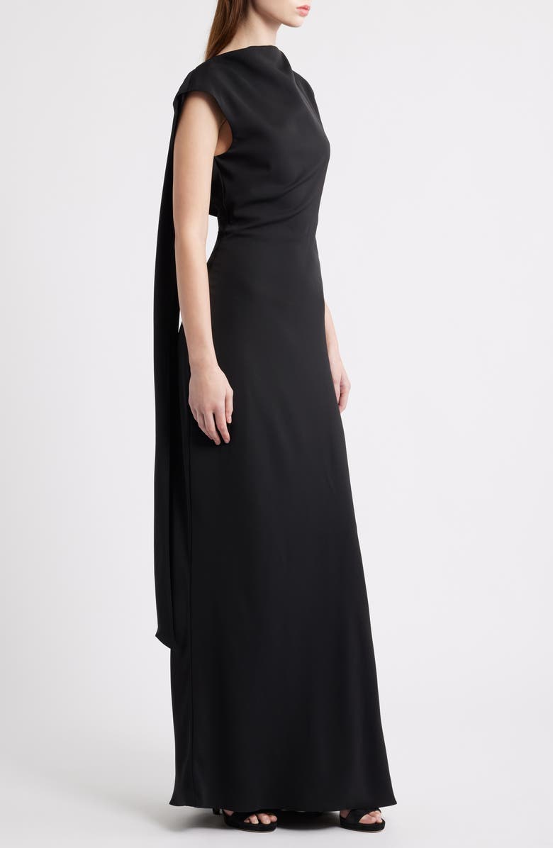 Odd Muse The Ultimate Muse Cap Sleeve Dress, Alternate, color, Black