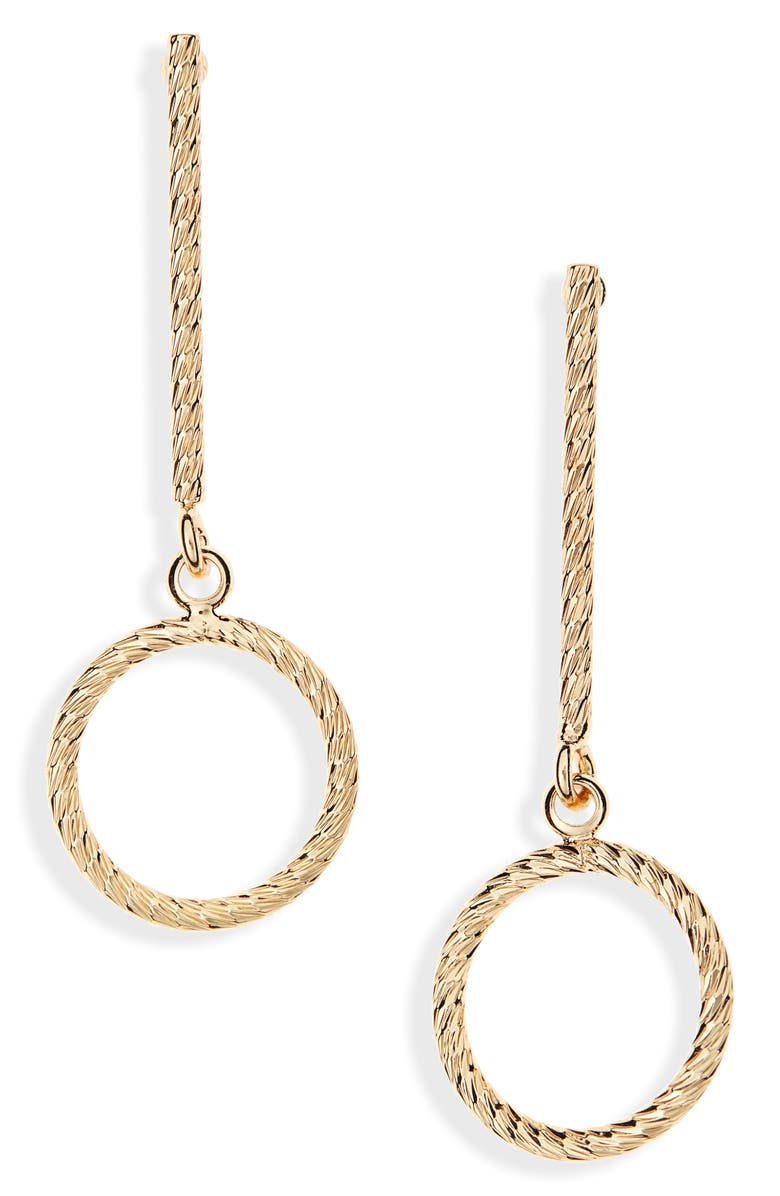 Nordstrom Faceted Ring Drop Earrings, Alternate, color,