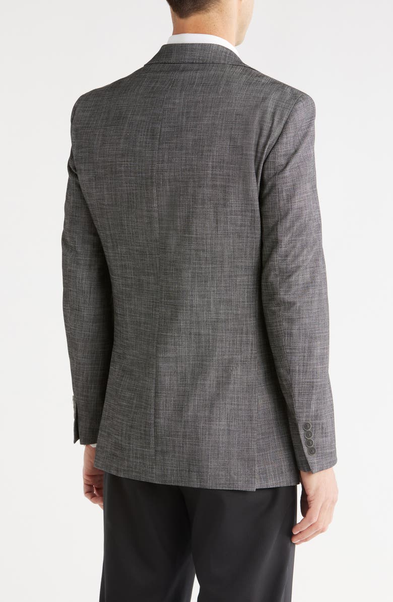 Calvin Klein Two-Button Sport Coat, Alternate, color, Dark Grey