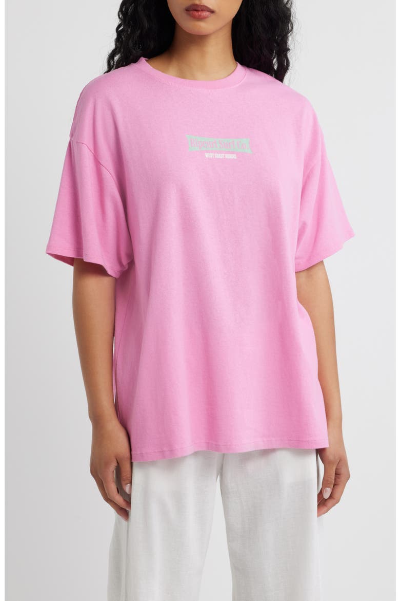 West Coast Heritage Graphic T-Shirt, Main, color, FUSHIA