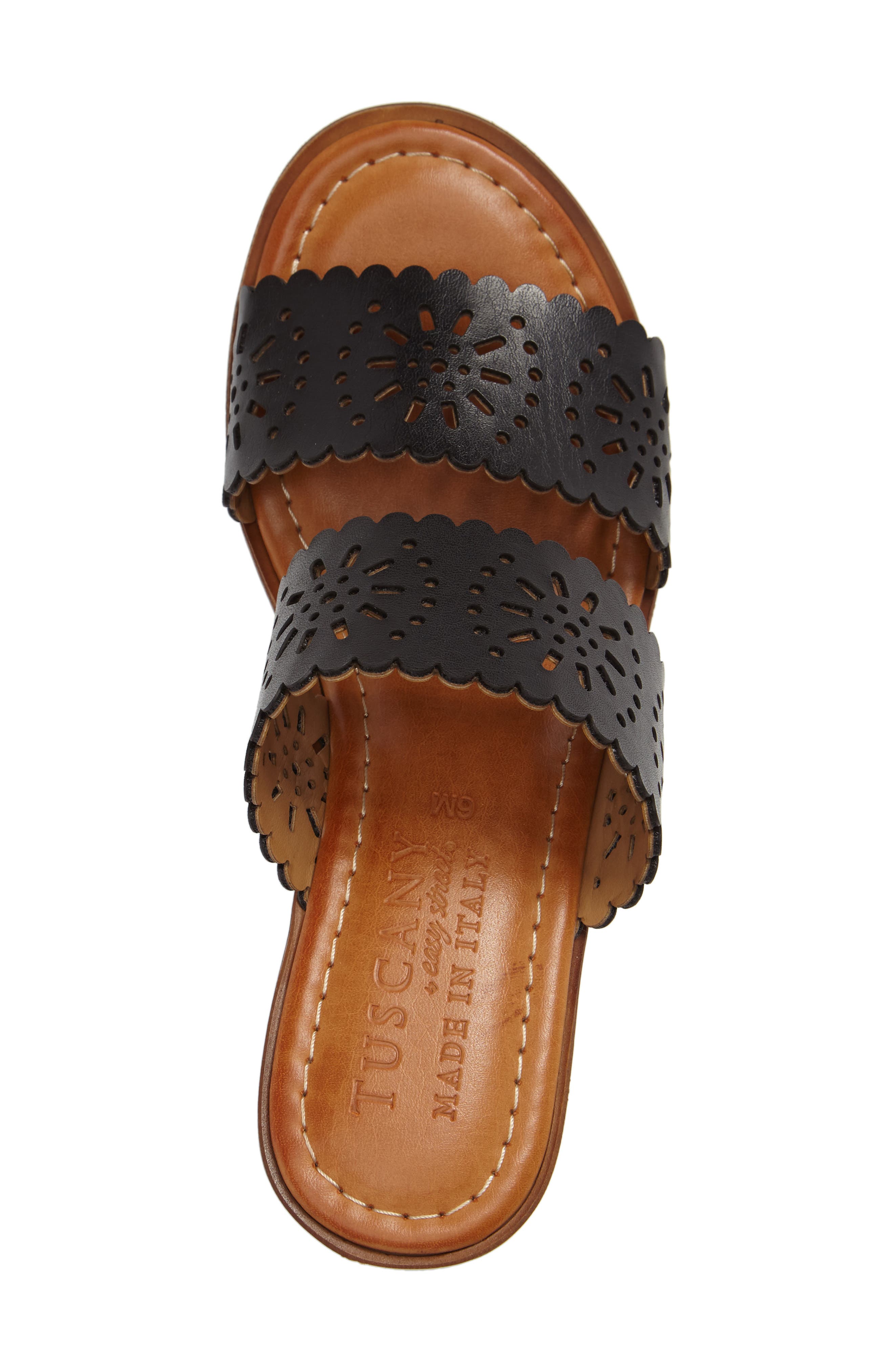 Susana Sandal, Alternate, color, BLACK FAUX PATENT