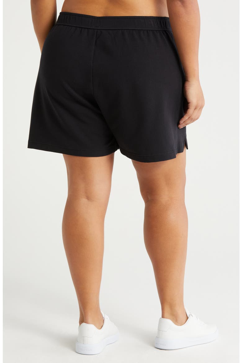 Swoop Terry Shorts, Alternate, color, BLACK