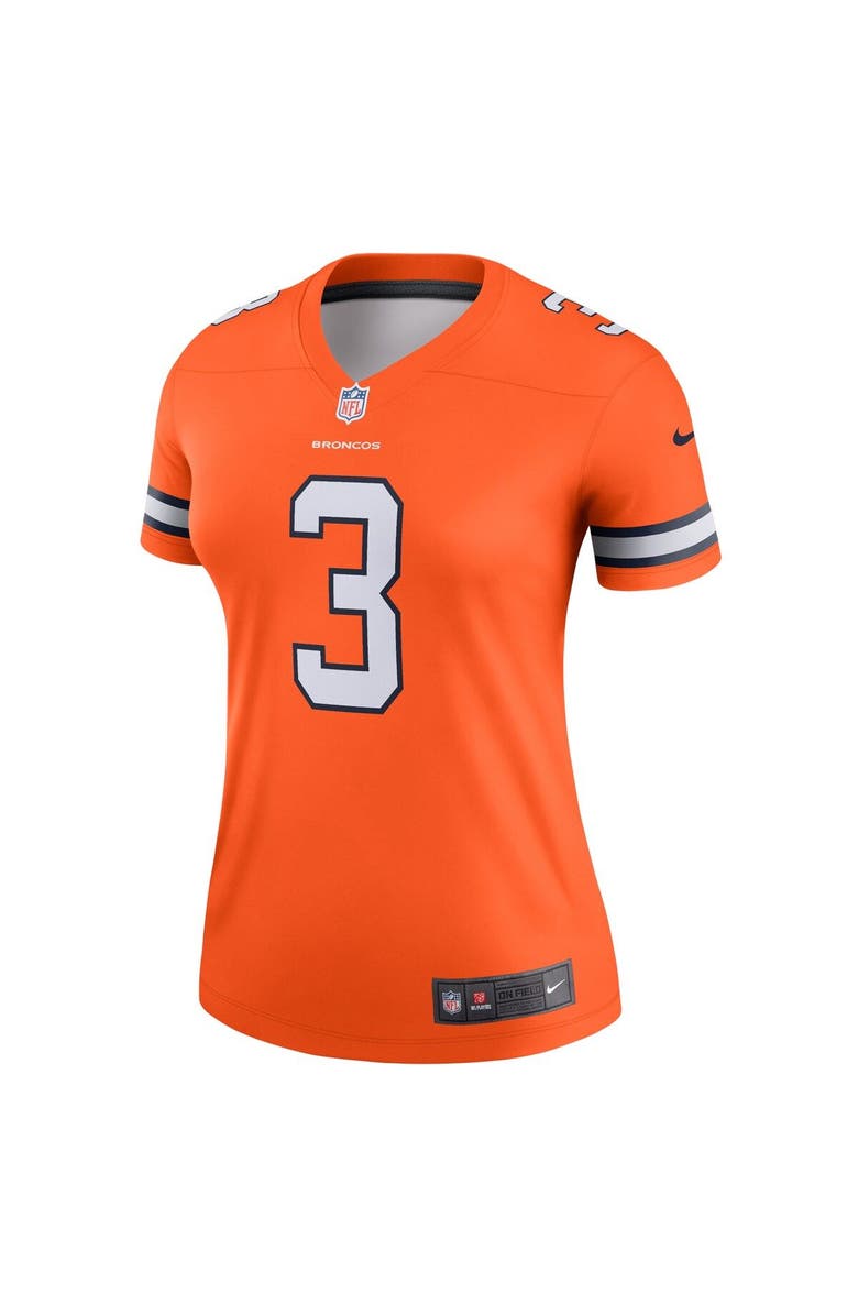 Nike Women's Nike Russell Wilson Orange Denver Broncos Team Alternate Legend Jersey, Alternate, color,