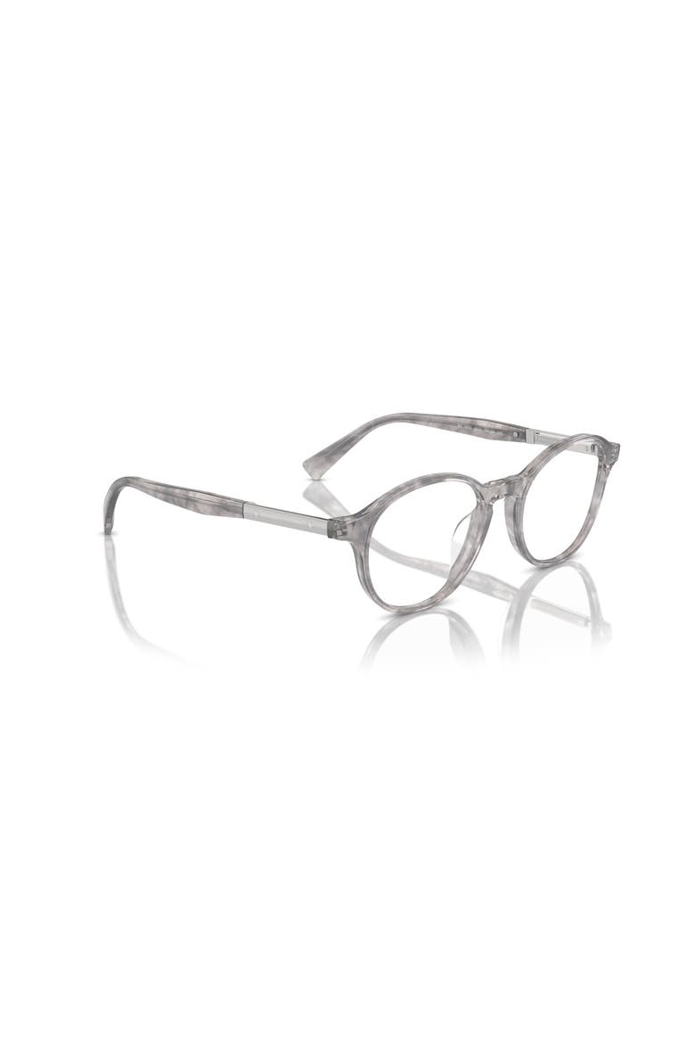50mm Oval optical glasses, Alternate, color, Grey