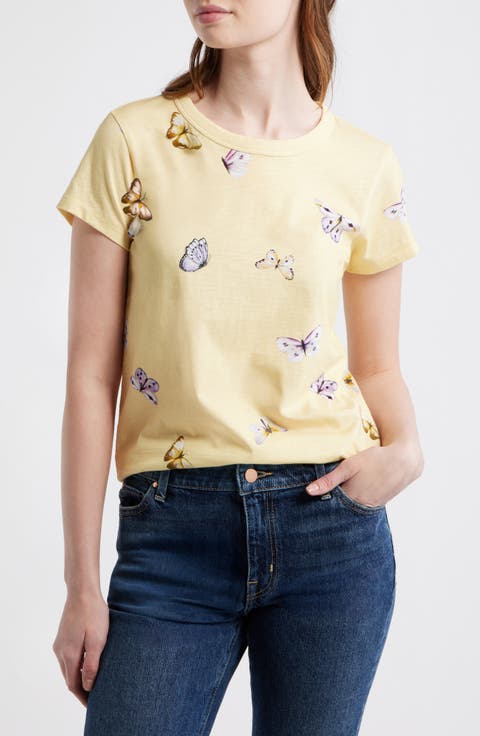 Tammy Butterfly Pima Cotton T-Shirt