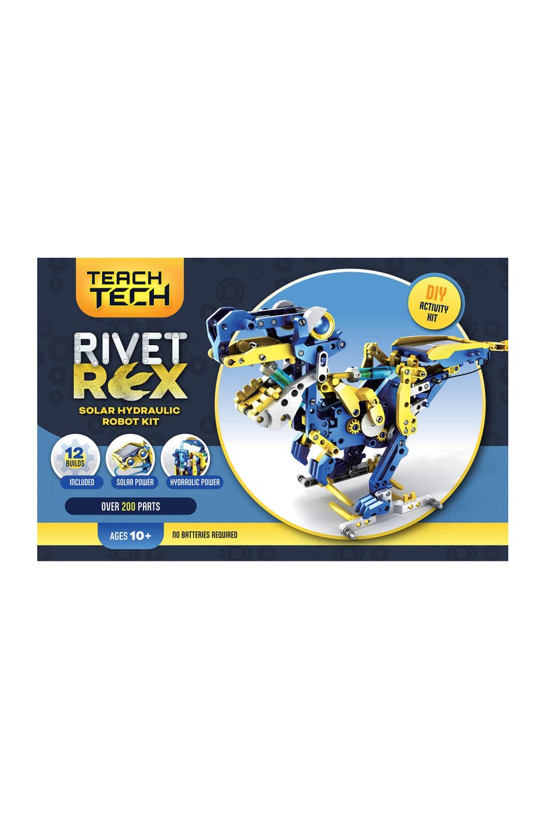 Rivet Rex Robot, DIY Build & Play Kit, STEM Educational Toy, 10+, Main, color, Multicolored