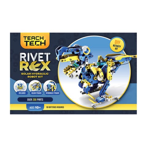 Rivet Rex Robot, DIY Build & Play Kit, STEM Educational Toy, 10+