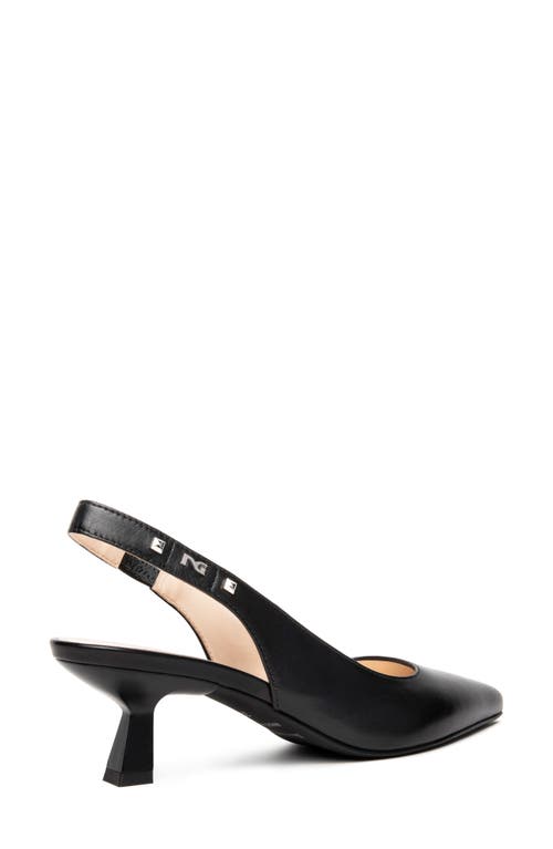 Nerogiardini Pointed Toe Slingback Pump In Black