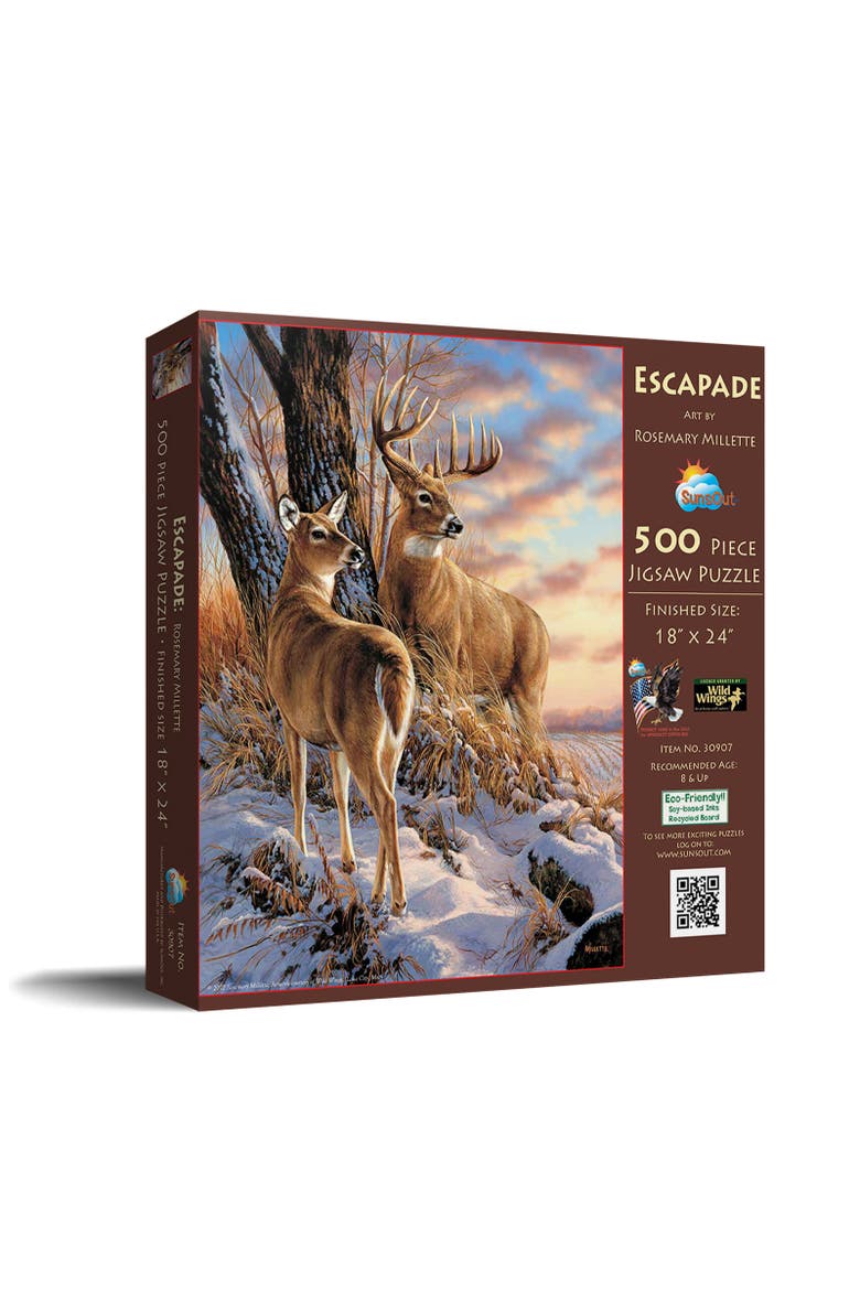 Escapade 500 piece Jigsaw Puzzle for Adults, Main, color, Multicolor
