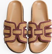 H&M Braided straw sandals