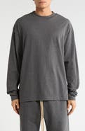 Fear of God Essentials Classic Fit Embroidered Logo Long Sleeve T-Shirt