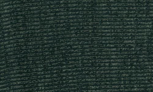 Max Studio Three-quarter Sleeve Rib Top In Green