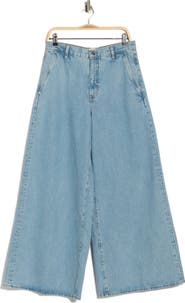 FRAME The Drape High Waist Wide Leg Jeans