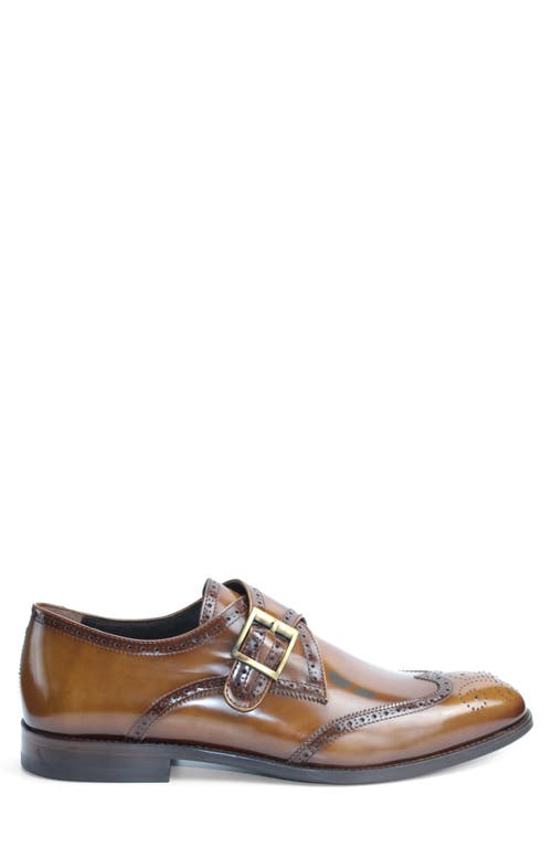 Vellapais Stanley Wingtip Monk Shoe In Multi