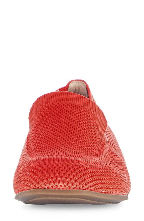 Gabor Rhinestone Knit Loafer In Flame
